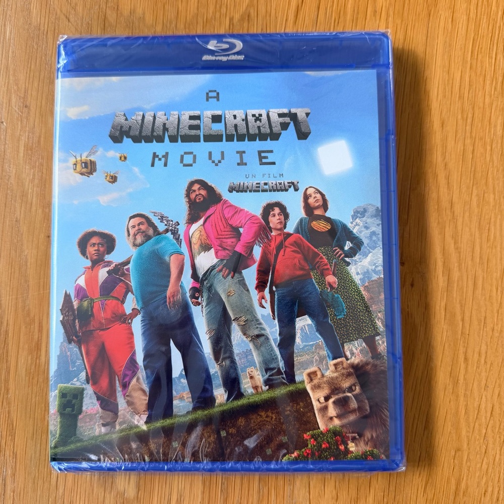 Minecraft Movie Blu-ray NWT